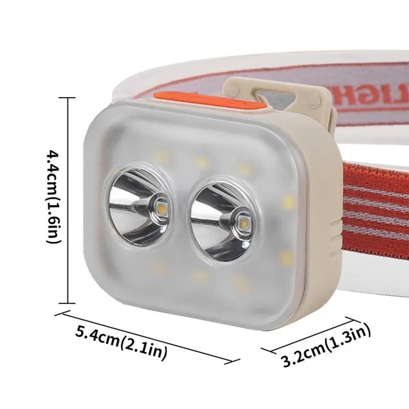 مصابيح أمامية خارجية LED قابلة لإعادة الشحن USB ، مصباح يدوي للصيد الليلي ، مصباح أمامي ، أداة إضاءة ، صيد الأسماك ، التخييم