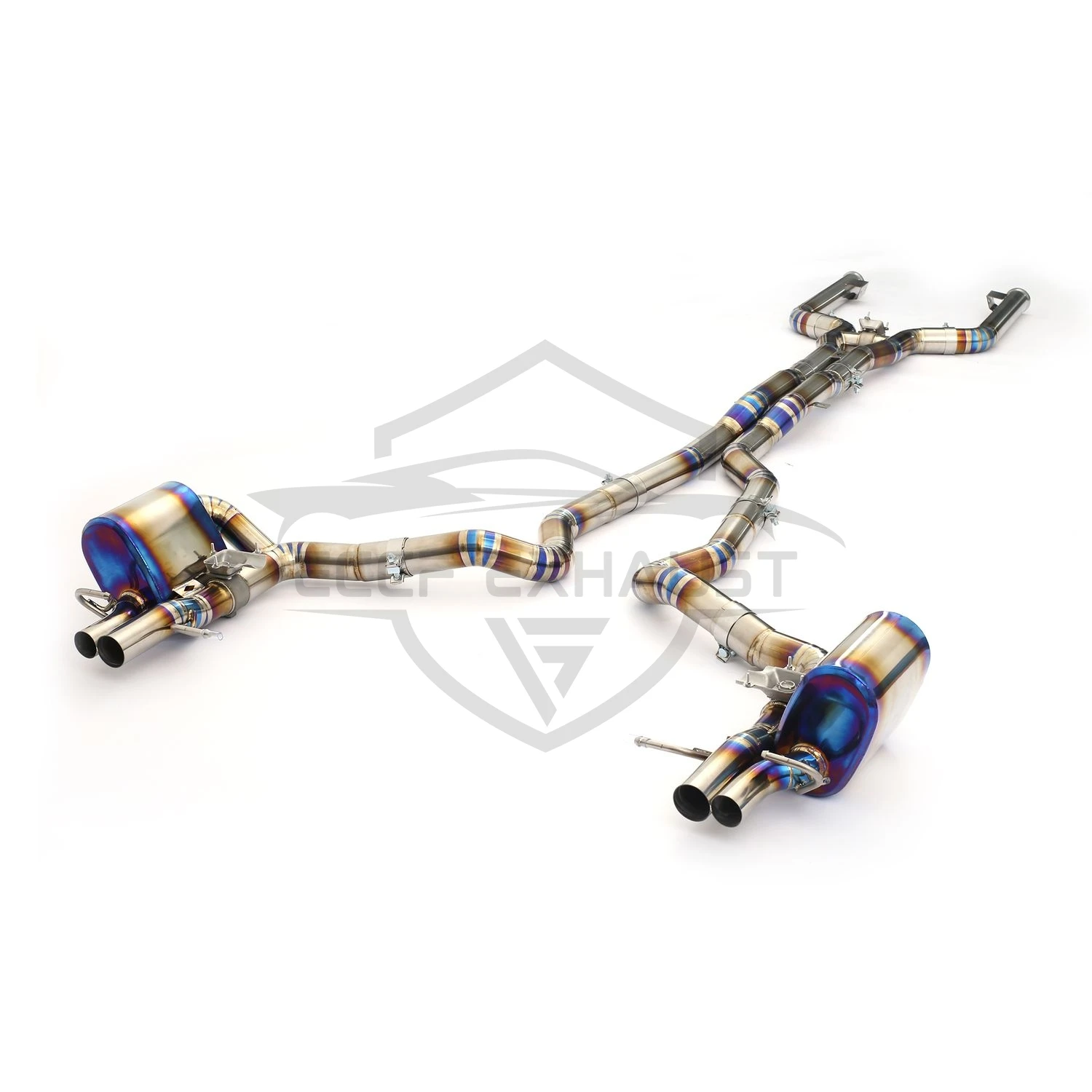 

Sporty TItanium Valved Catback Exhaust for Mercedes C63 C63S W205 Unleash True Exhaust Performance Easy Installation