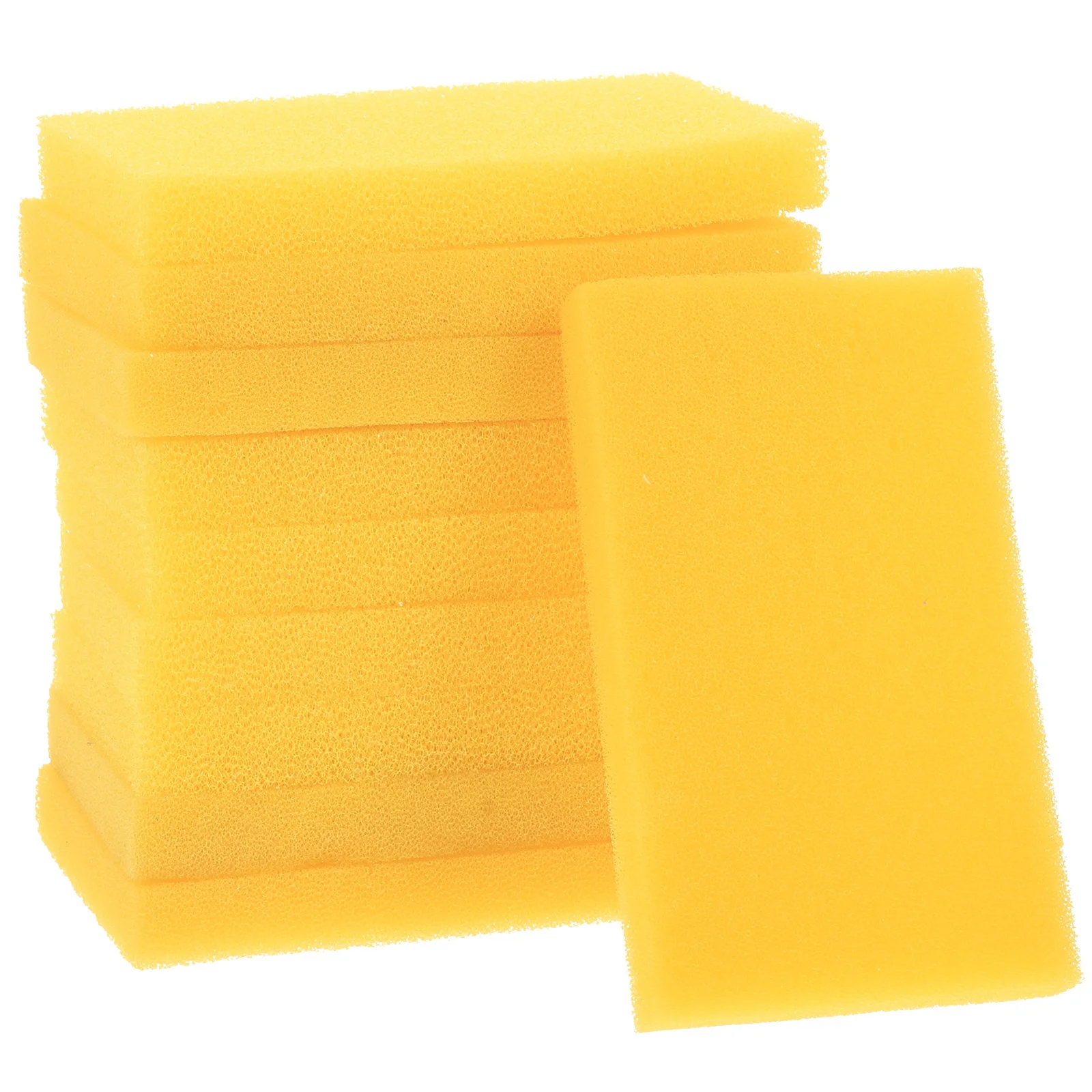 

10Pcs Aquarium Filter Sponge Fine Hole Absorbent Sponges High Water Permeability Fish Tank Bio Filter Cotton Reptile Terrarium