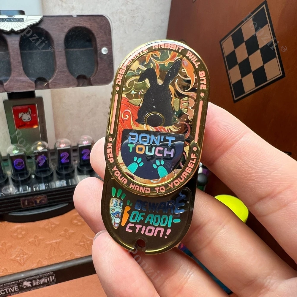 TANGSHEN Coating Rotates Left And Right 360° Adult Sensory Toys Mechanical Multi Orbit Push Slider Decompression Toy