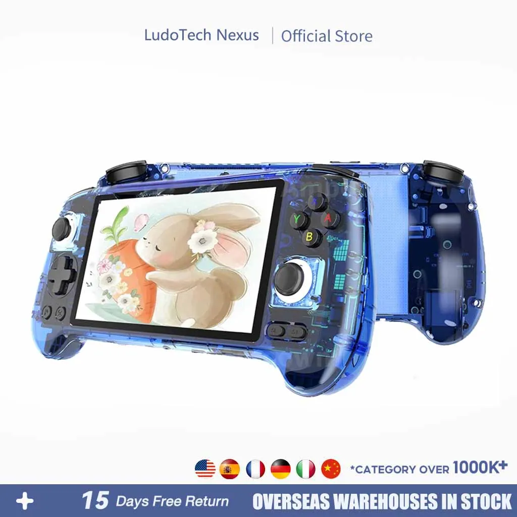 Console di gioco portatile ANBERNIC RG556 1080*1920 sistema Android 13 schermo AMOLED da 5.48