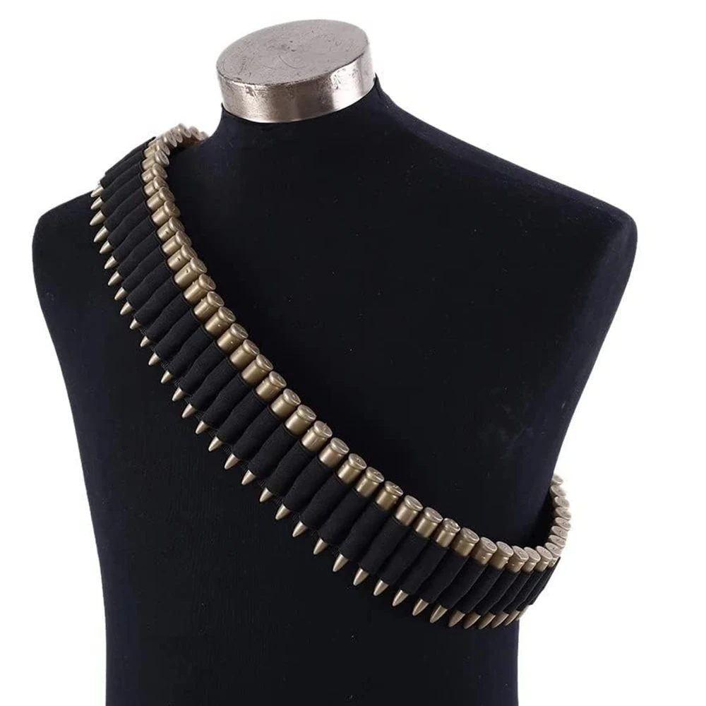 50-Schuss Taktischer Gewehrgürtel für 5.56/.223/.204 Kaliber |   Strapazierfähiger Nylon-Munitionsbandolier