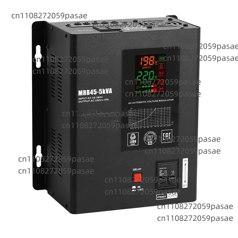 AVR 5KVA 45/60/90V-280V Wide Voltage 220V Electronic Regulator Tension Automatic Voltage Regulator Stabilized