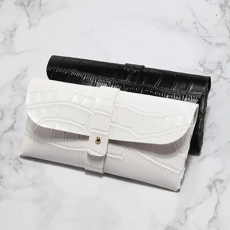 المحمولة الجلود مشبك حقيبة النظارات الشمسية النظارات المنظم مكافحة الضوء الأزرق قصر النظر نظارات عدسة حماية نظارات حامل