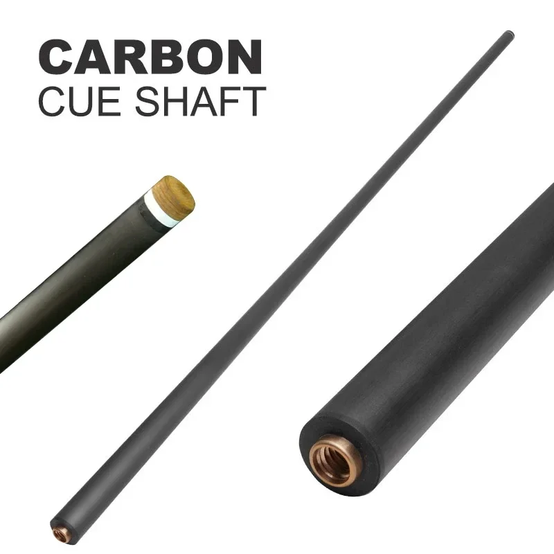 Full Stock Cue Shafts Carbon Billiard Shaft 12mm 12.9mm 12.4mm Tip Uniloc Radial VP2 for Pool Cue Ready to Ship Black Technology