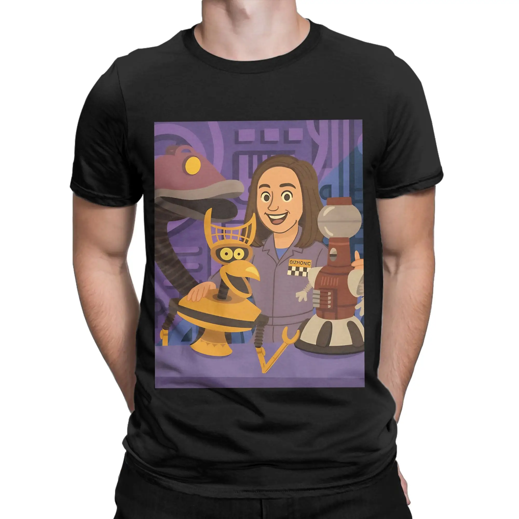 Just Relax Featuring Emily Classic Graphic Funny 100% Cotton T-Shirt mMystery Science Theater 3000 Tops Tees For Men