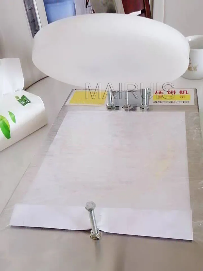 24cm 상업용 수동 피자 도우 프레스 기계 또띠아 팬케이크 피자 프레스 기계 푸드 프로세서