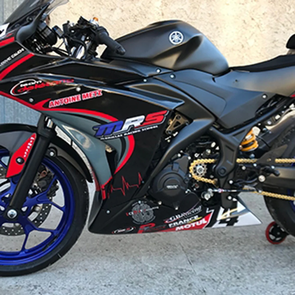 R3 R25 MT03 دراجة نارية محرك يغطي حماة لياماها YZF-R3 YZF-R25 MT-03 2014-2025 ل GB سباق حماية مجموعة #4