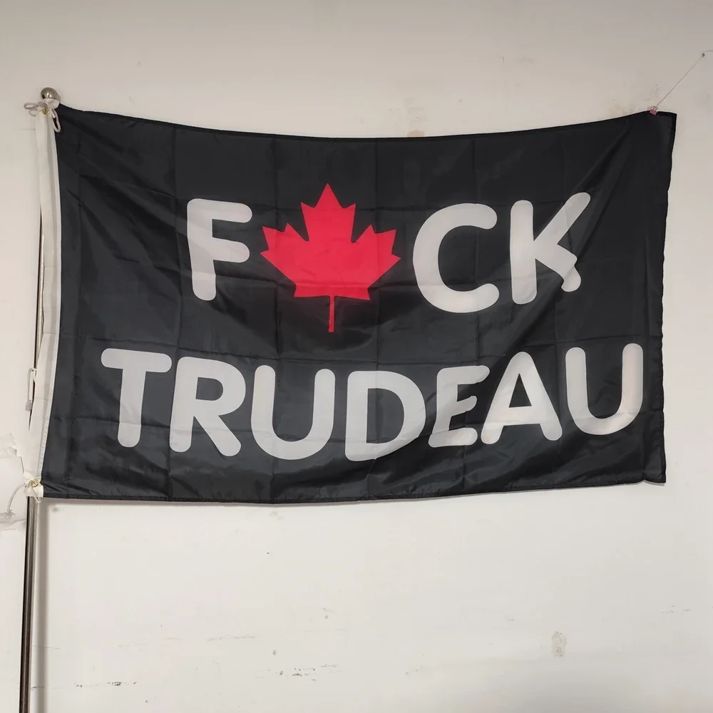 FK TRUDEAU Flag CANADA Banner For Decoration 90x150cm Hanging Polyester Digital Printed Banner For Outdoor Decor