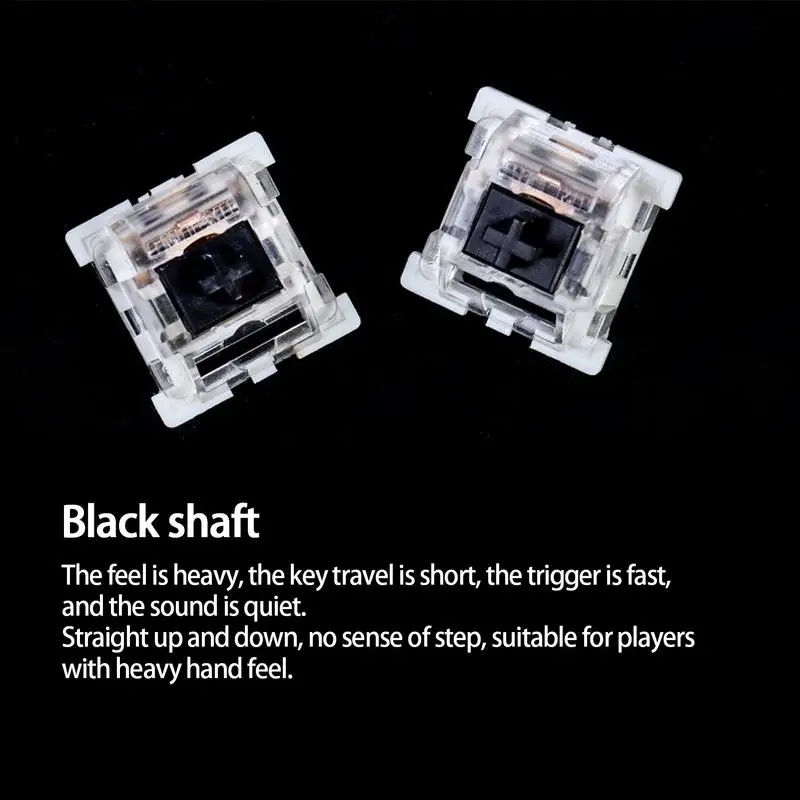 30 unidades de machado de substituição de teclado mecânico Outemu Switch ​ é preto azul marrom vermelho CIY soquete chave interruptor SMD 3 pinos para interruptor MX