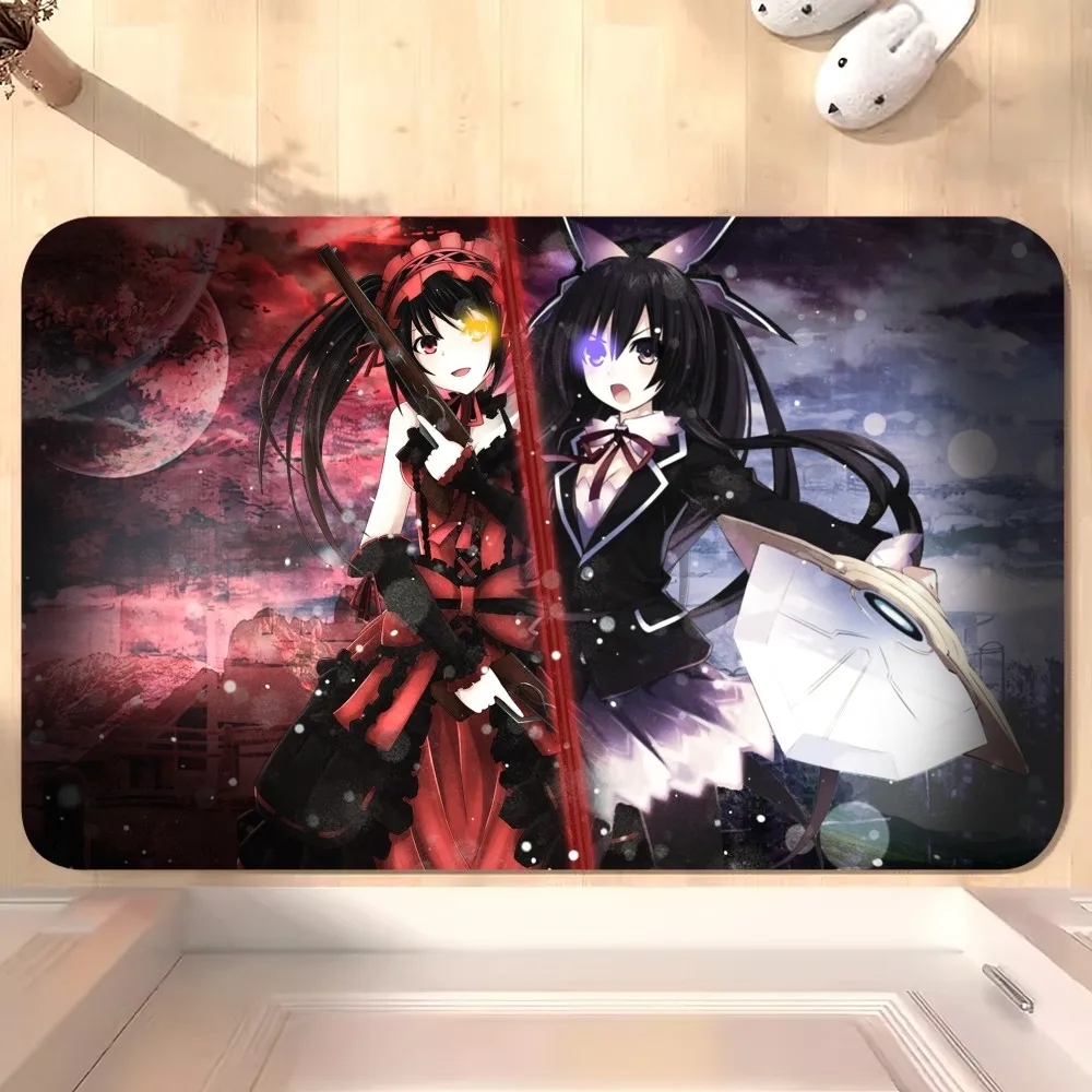 Bilili Anime DATE A LIVE tappetino camera da letto cucina porta bagno casa piede Super assorbente antiscivolo