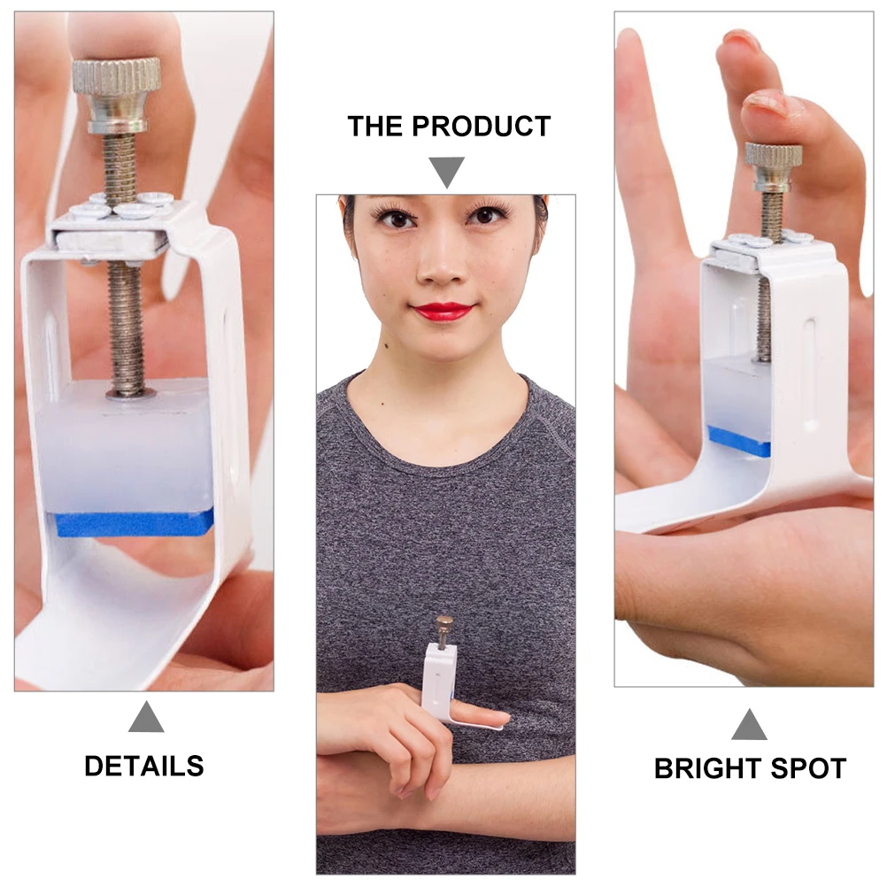 

1pc Adjustable Finger Straightener Corrector for Spasmodic Crooked Bent Fingers Splint Support Device Arthritis Mallet Finger