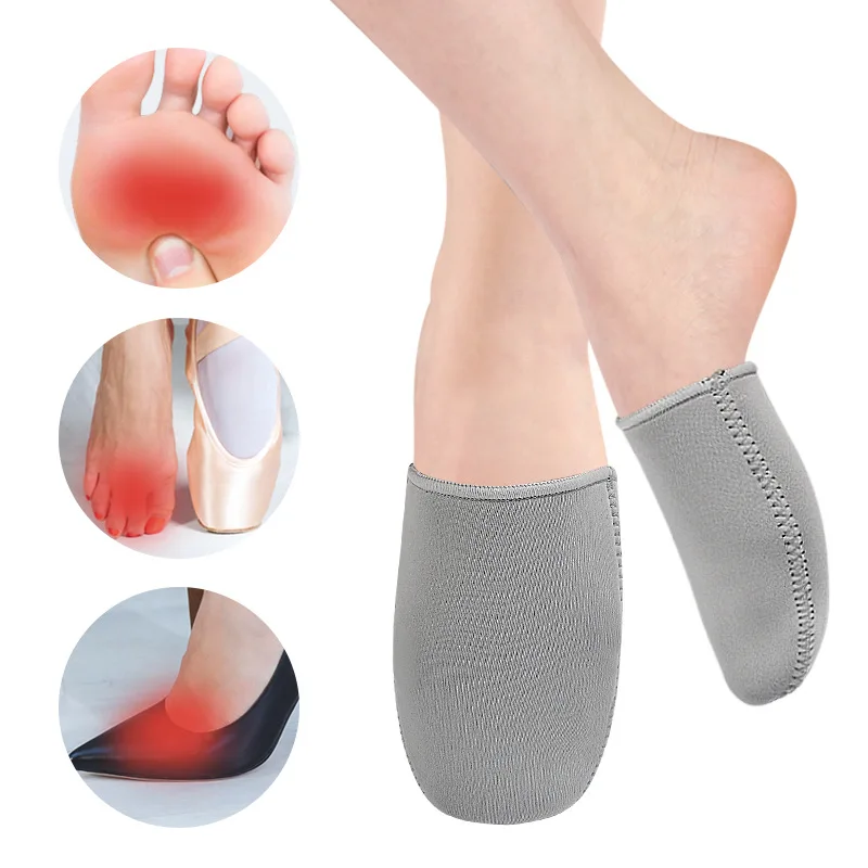 Forefoot Pad Foot Guard Diving Material Toe Anti-friction And Shock-absorbing Toe Cover Sports Cycling And Running