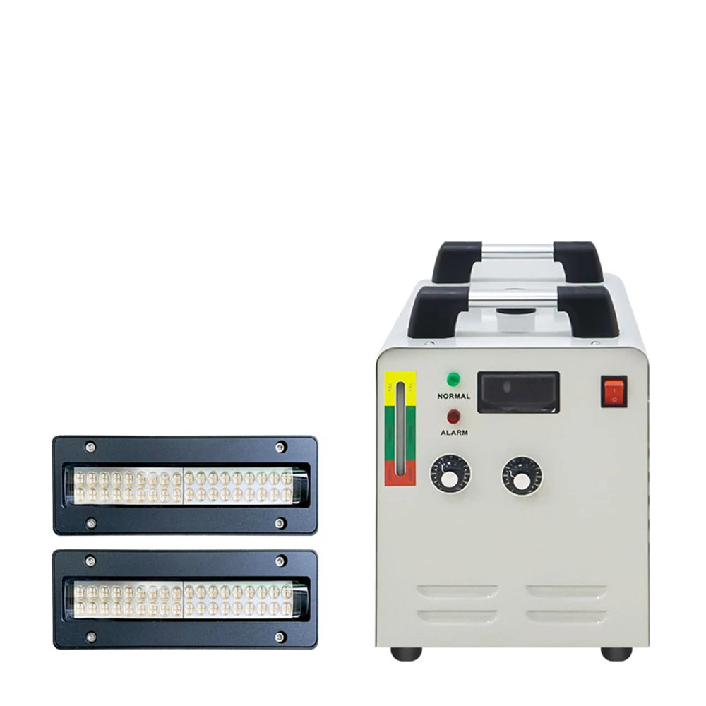 120*15 Complete UV Ink Curing Lamp Set UV Screen Printing Machine Equipped with Water-cooled UV Curing Lamp