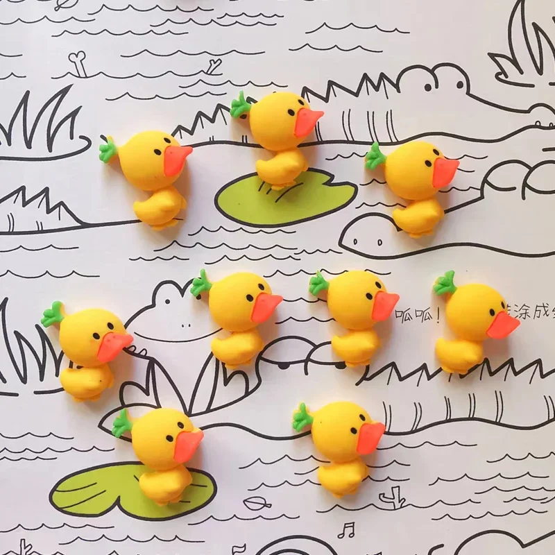 10 pcs flat back ducks/miniatures fox squirrel/cute animal/fairy garden gnome/Cabochons/DIY supplies/crafts accessories