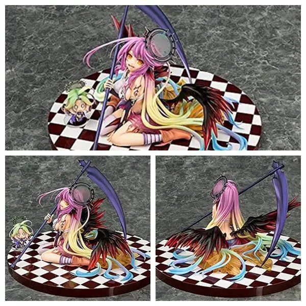 13cm No Game No Life: Zero Azriel Shiro Jibril 1/7 Great War Ver. Phat Anime PVC Actionfigur Spielzeugmodell Puppe Geschenk