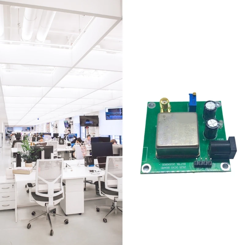 SMA Interface 10M OCXO Board Constant Temperature 10MHz Output for Circuit and Development Projects F19E