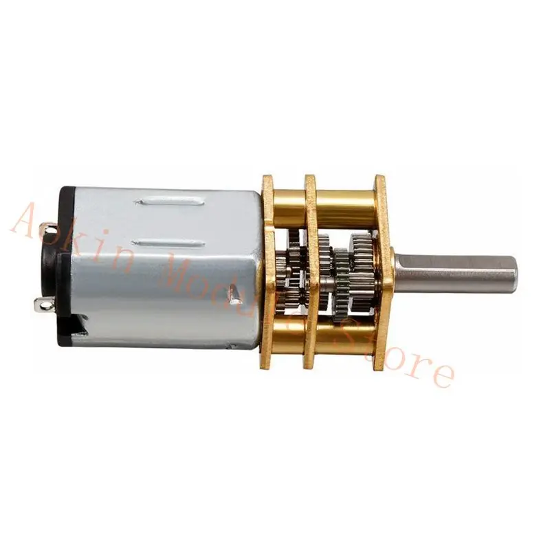 DC 3V/6V/12V N20 Mini Metal Gear Engine Motor with Gearwheel DC Brushless Motor 15/30/50/60/80/100/200/300/500/1000RPM