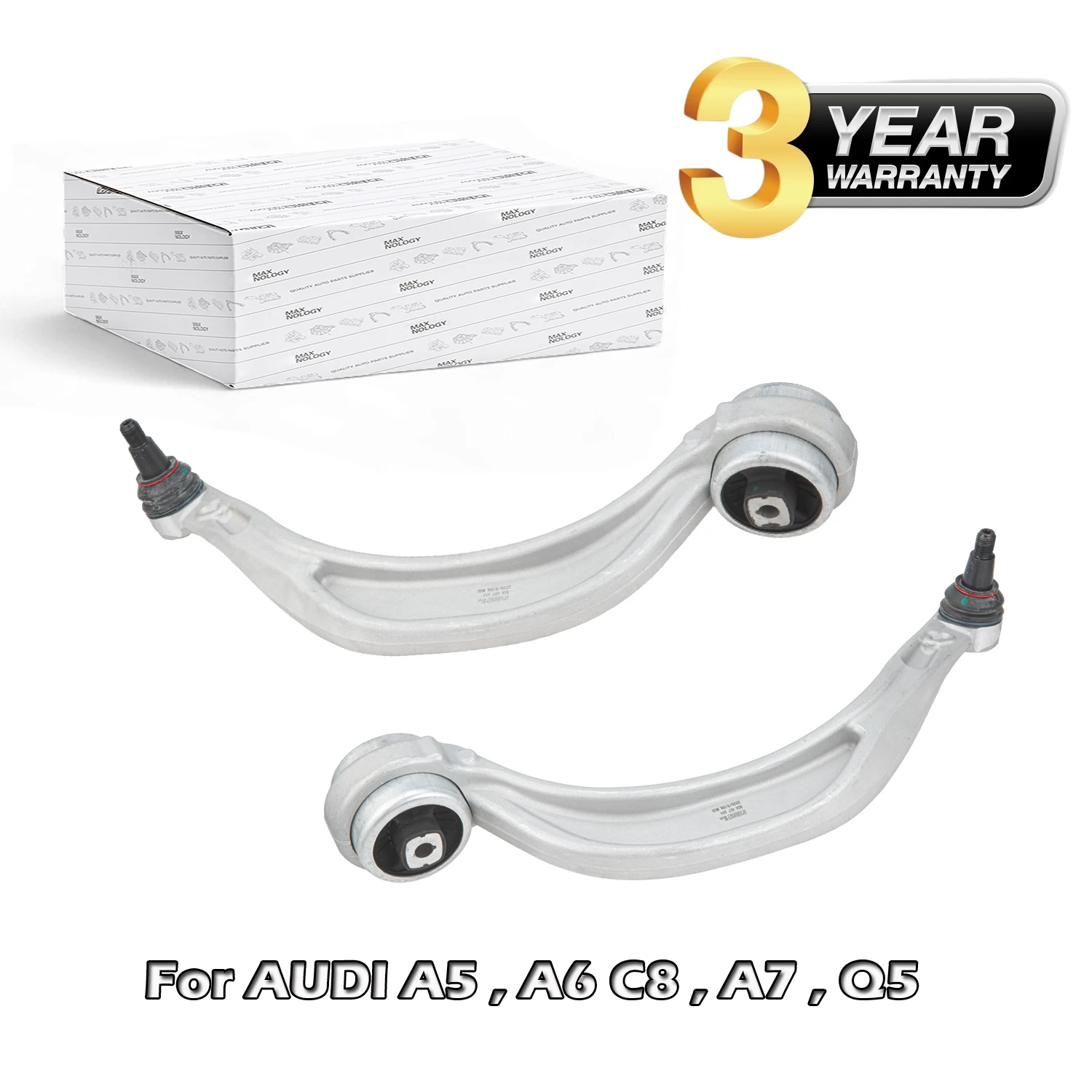

Front Lower Left or Rear Control Arm Assembly 80A407693,80A407694 For AUDI A5 2024-,A6 C8 2018-,A7 2017-,Q5 2016-
