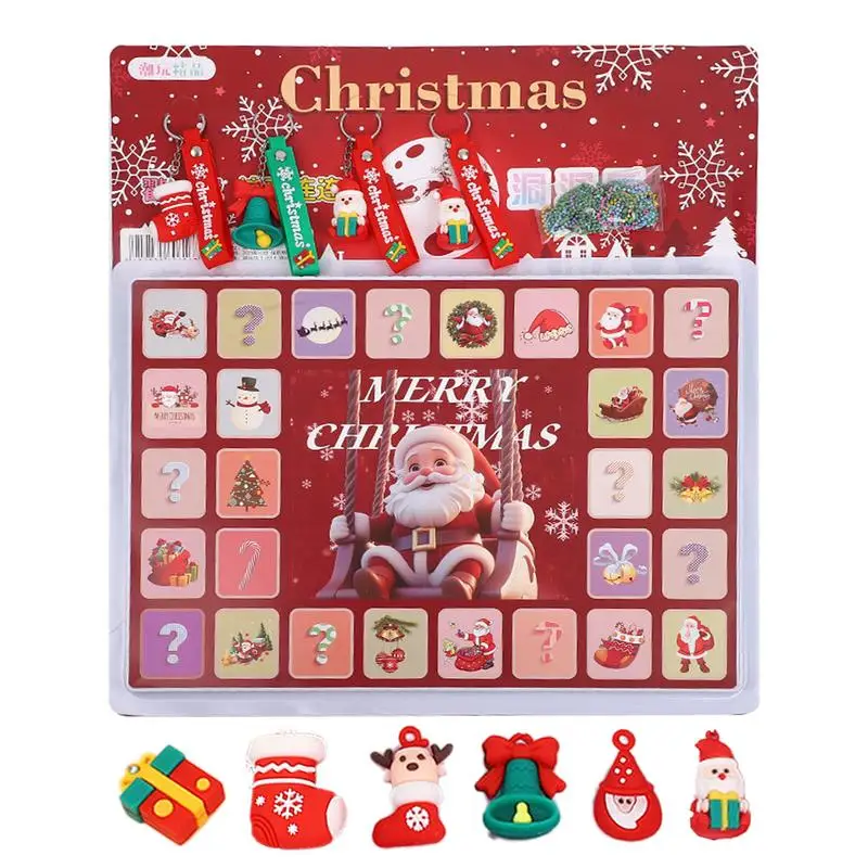 2024 Advent Calendars Cartoon Character Dolls Countdown To Christmas Holiday Advent Calendar Toy Contains 40 Figurines And 4