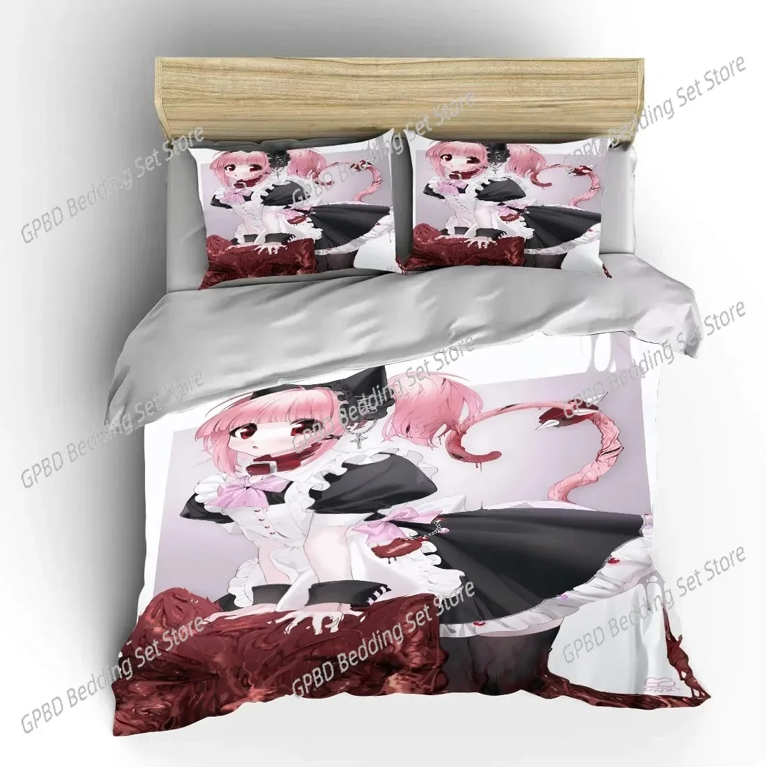 

Japanese 3D Anime Moe Bed European Bedding Set Bedroom Soft Modern Bedspreads Comefortable Duvet Cover Quilt Cover Pillowcase