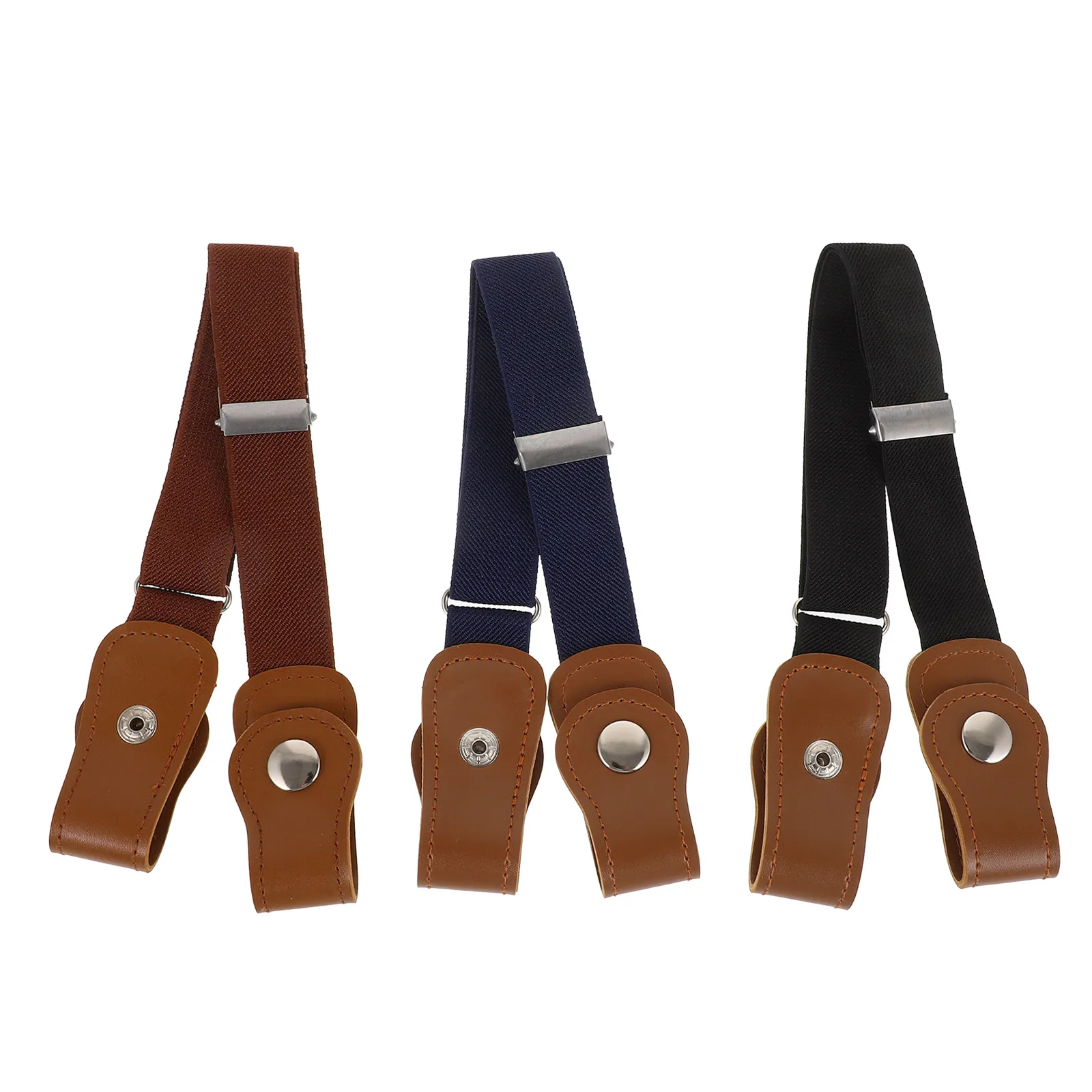 

3pcs Kid Stretchy Belts For Girls Boys Children Pants Dress Jeans Waist Belt Elastic Strap Reusable Durable Adjustable Cute