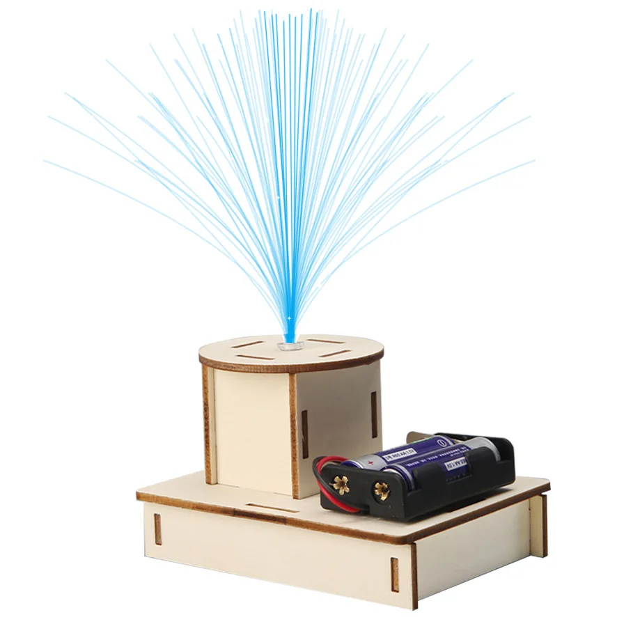 เทคโนโลยีขนาดเล็ก Maker DIY สีสันไฟเบอร์ออปติกโคมไฟเด็ก Handmade Creative ปริศนาวิทยาศาสตร์การทดลอง STEM การศึกษารุ่น