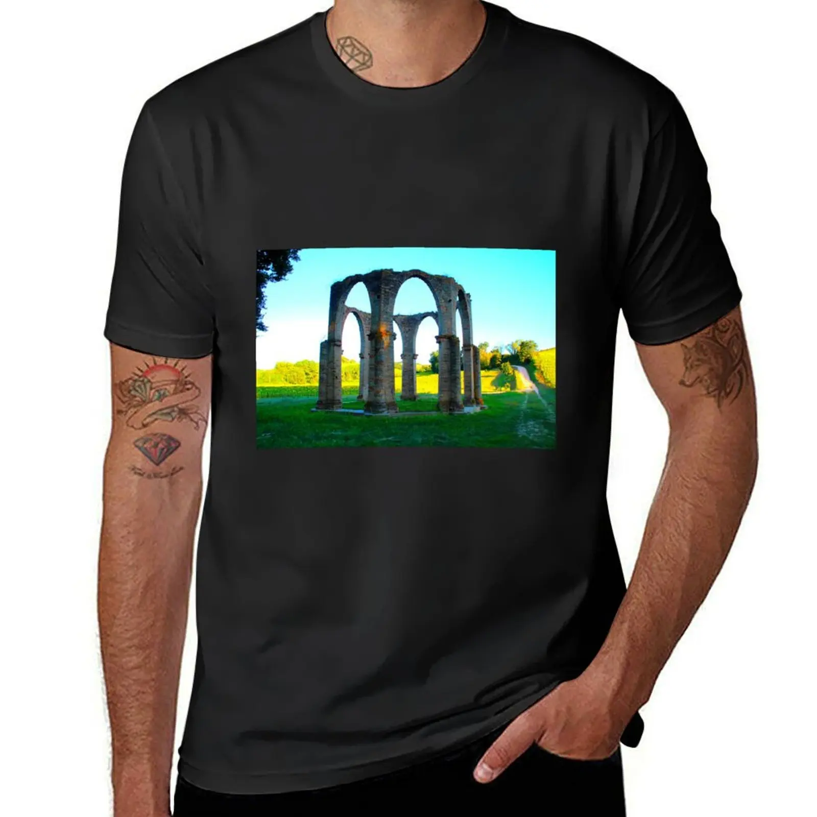 Chiesa Madonna delle Cataste in Ponzano di Fermo, Italy T-Shirt new edition quick-drying mens t shirts pack