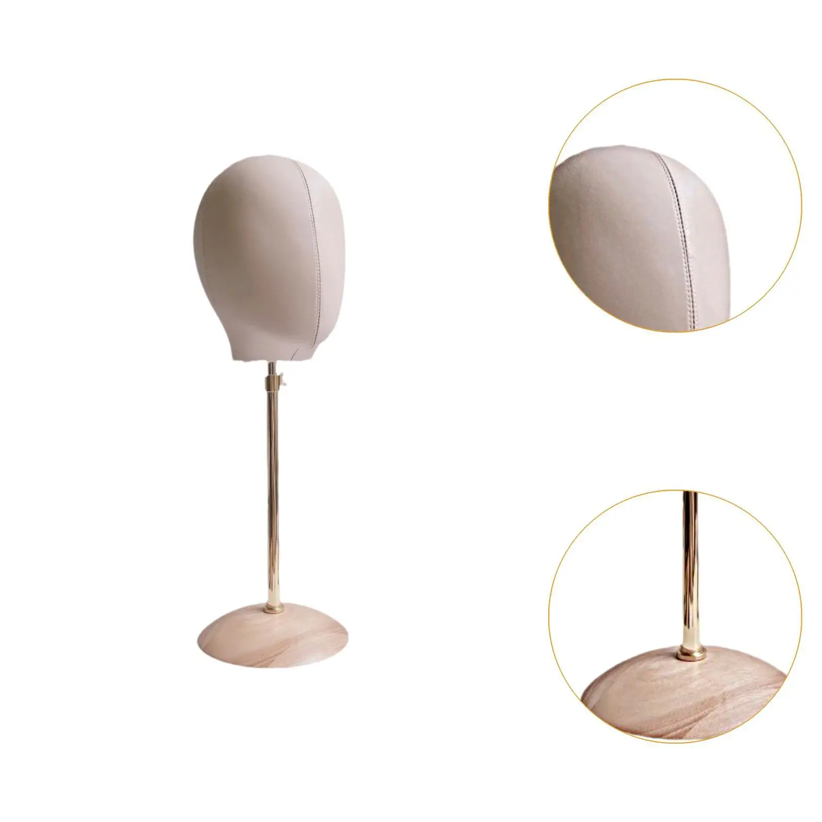 Mannequin Head Hat Holder Mannequin Head Model Portable Multipurpose Adjustable Wig Travel Holder for Salon Beginner Stylist image 5