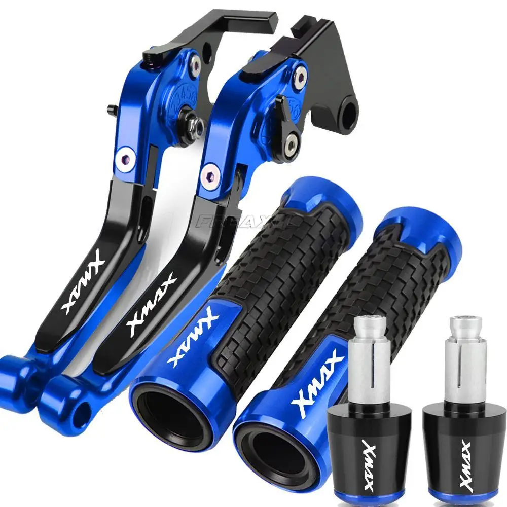 2024 For YAMAHA XMAX 125/200/250/400 XMAX125 XMAX200 XMAX250 XMAX400 All Years Moto Brake Clutch Lever Handlebar Hand Grips Ends