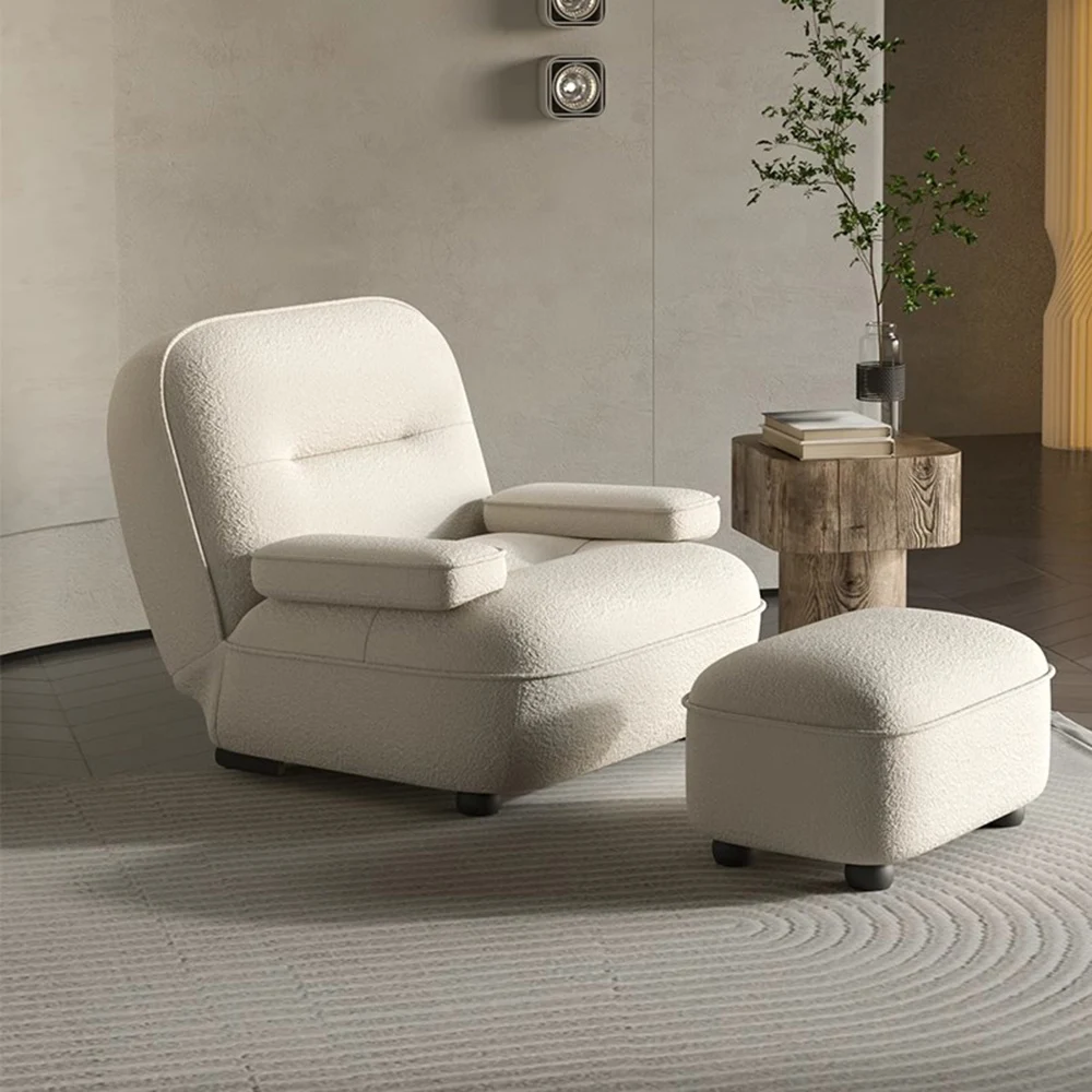 

Fluffy Ergonomic Chairs Living Room Luxury Modern Minimalist Relax Chairs Back Support Poltronas Para Sala Luxo Home Furniture