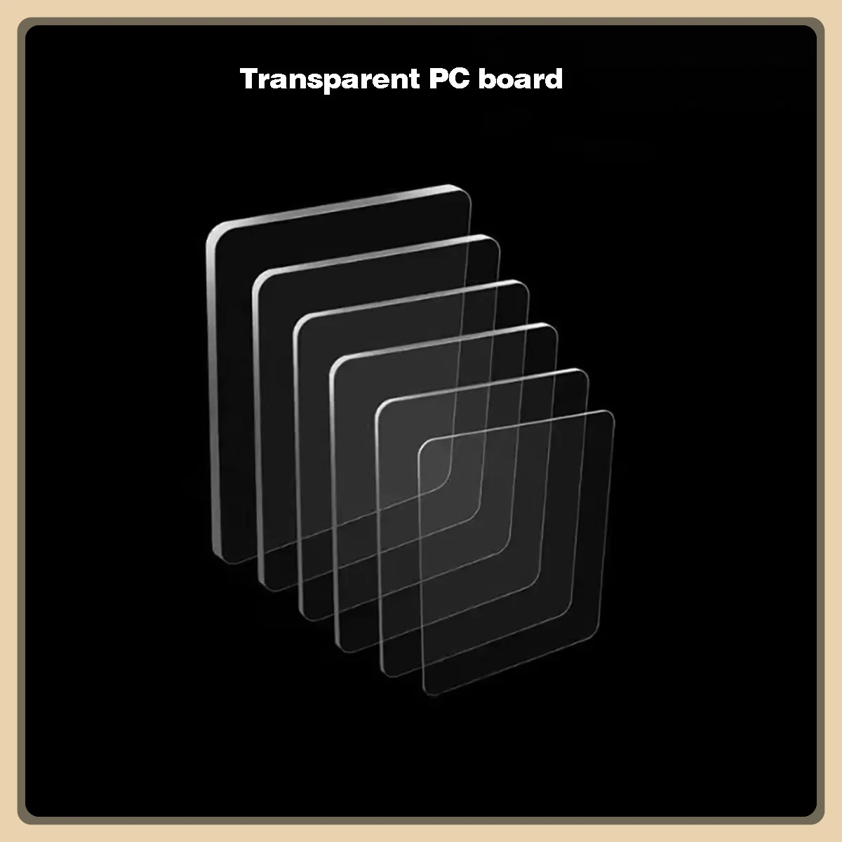 

1 PCS Flame-Retardant Polycarbonate Endurance Board Hard Board/PC Board Plastic Board Hard Sheet Baffle, Thickness 1-30mm