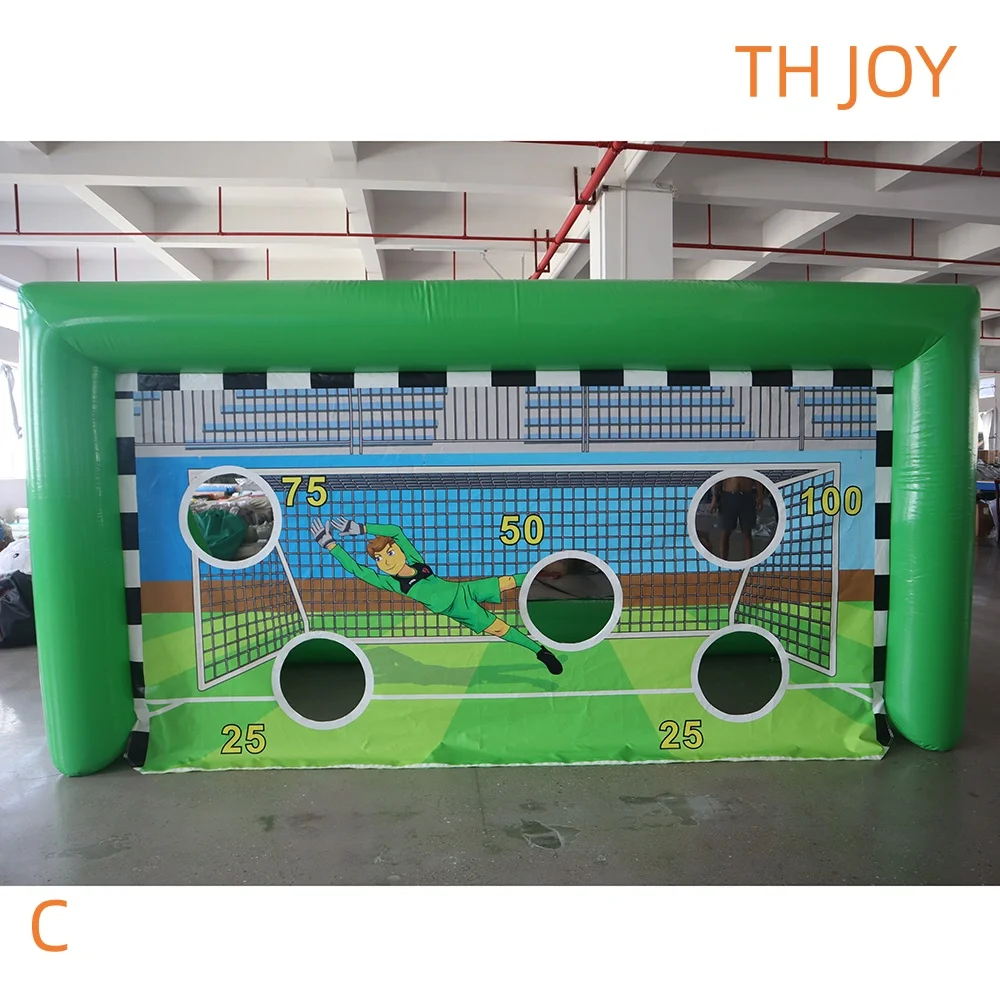 

4x2m Kick Inflatable Football Goal PVC commercial rental Inflatable Soccer Shoot Out Sport Game