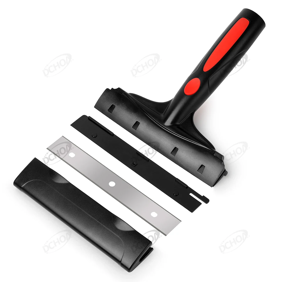 DCHOA Stainless Steel Blade Scraper Multi Purpose Car Sticker Decal Glue Label Remover Glass Ceramic Hob Oven Window Clean Tool
