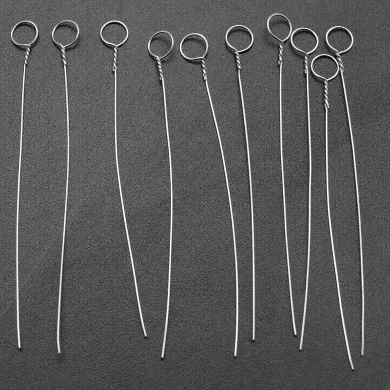 Inoculation Loop with 50 Nichrome Rings for Lab Culture Mycology Mycelium Transfer Agar Plate Work Microbiology Experiments