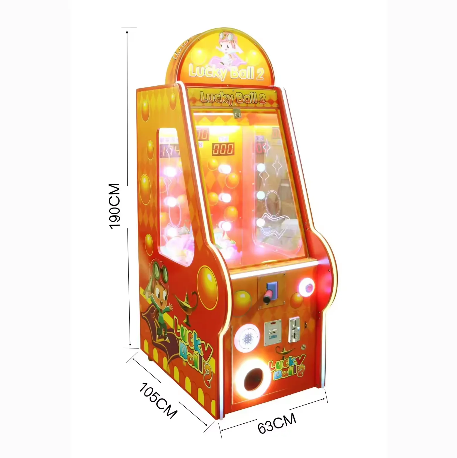 Prize Arcade Game Lucky Gift Ball Pool Coin Ticket Park Redemption Game Coin Operated Game Machine
