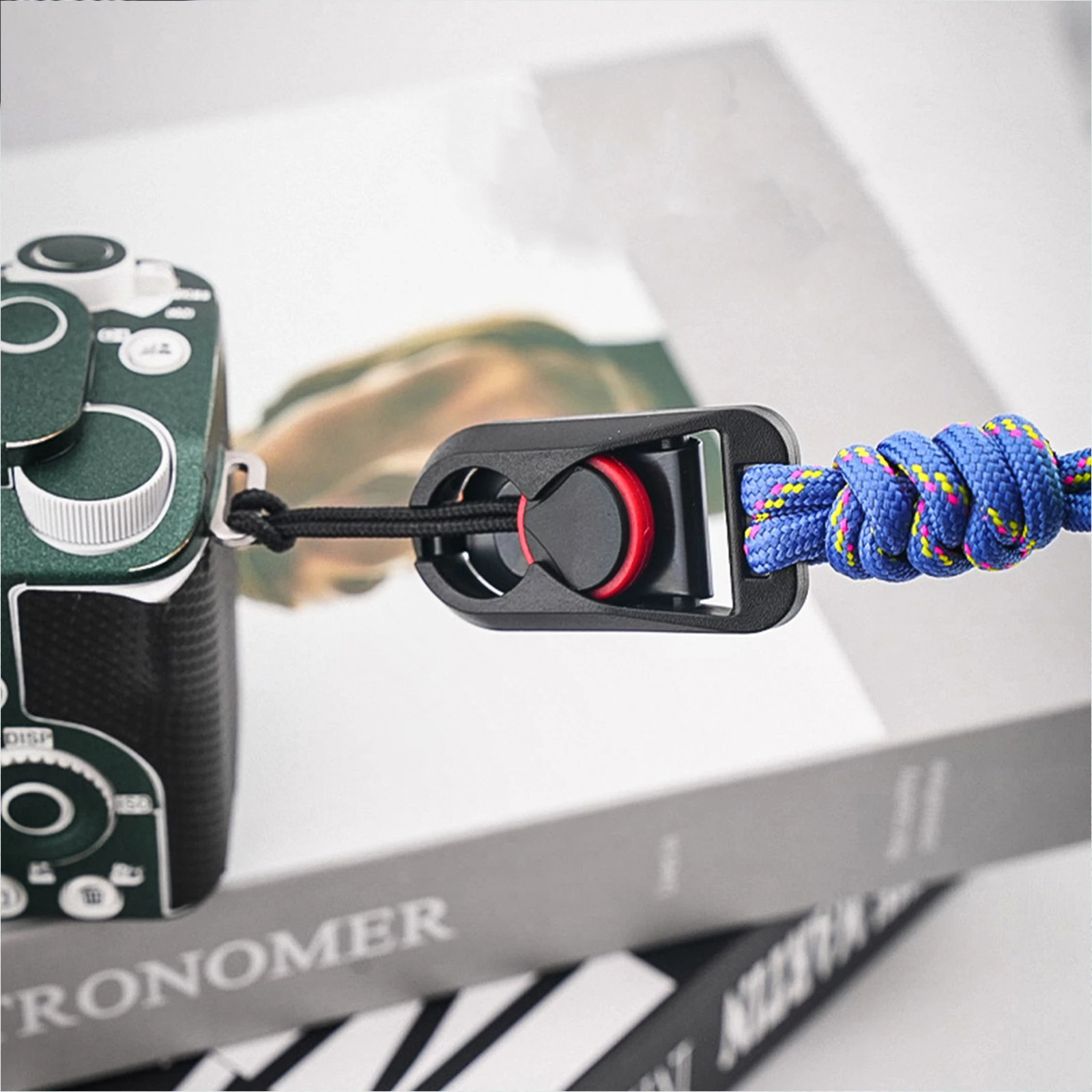 Новый обновленный быстросъемный ремешок для камеры с защитой от потери, нейлоновый плетеный ремешок для беззеркальной камеры DSLR, уличный Tr