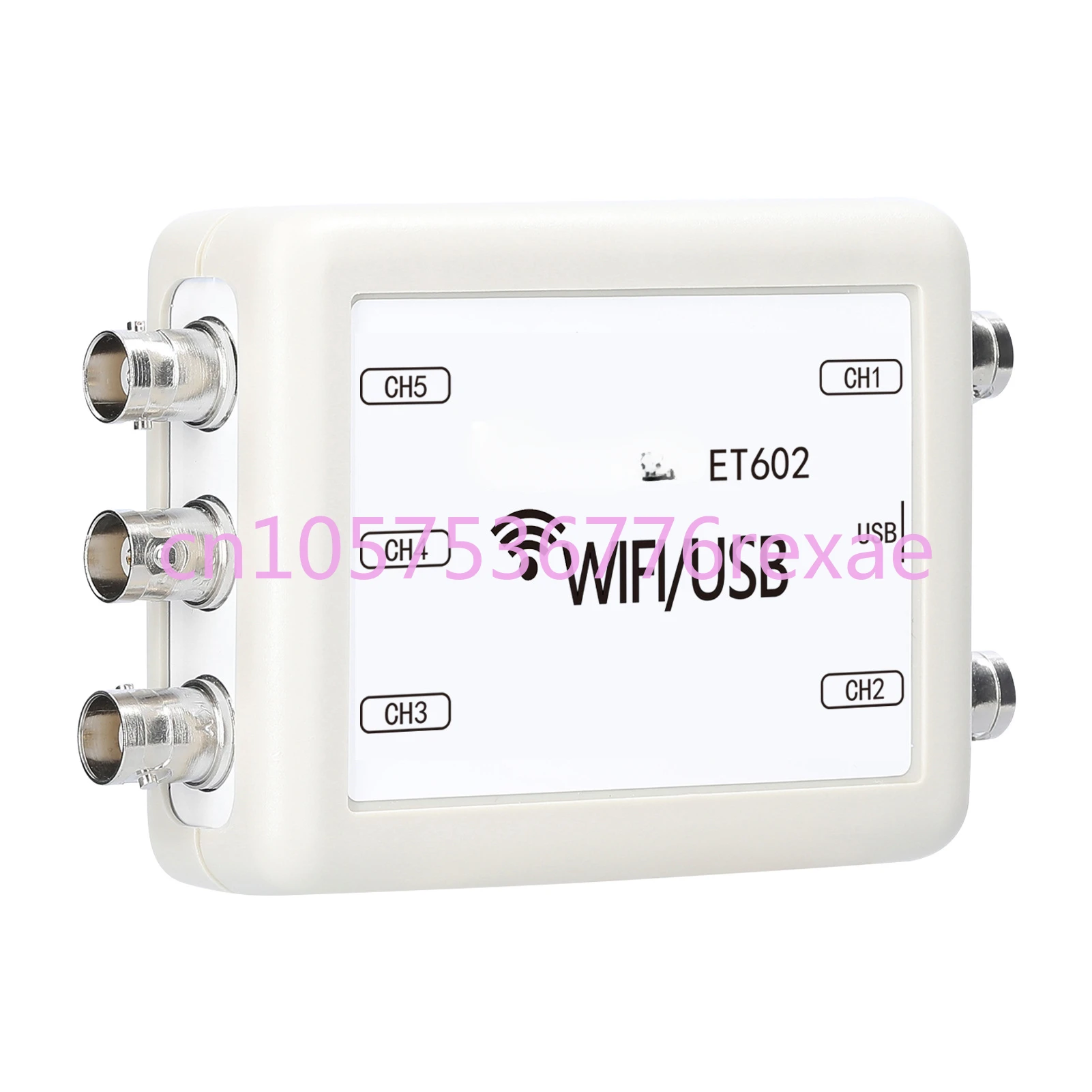 

ET601/ET602 WIFI/USB Virtual Oscilloscope Five Channel Data Storage and Acquisition Records