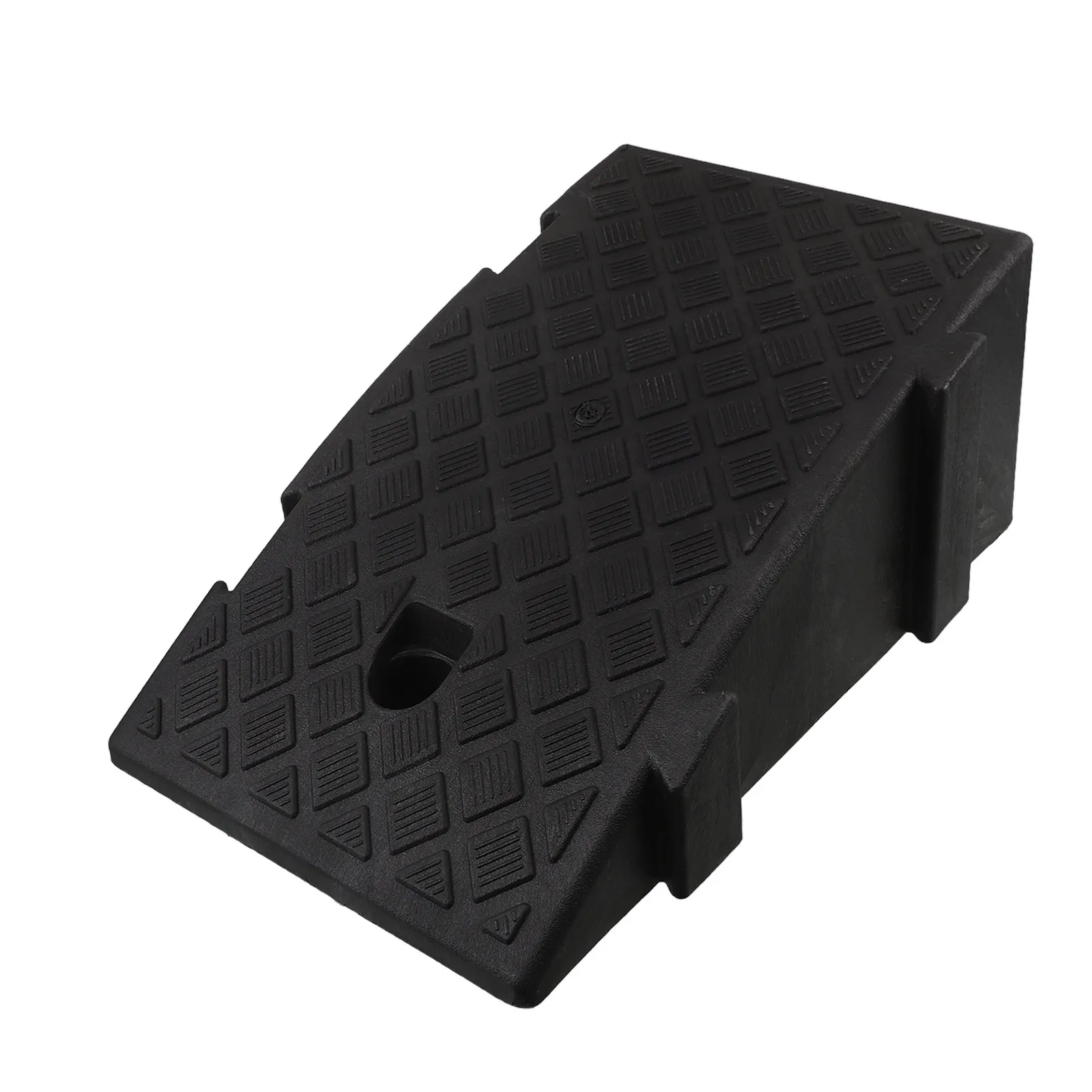 

Plastic Step Ramp 6.3 Inch Rise Heavy Duty Threshold Ramp for Doorways Smooth Transition Bridge for Wheelchair Walker Robot