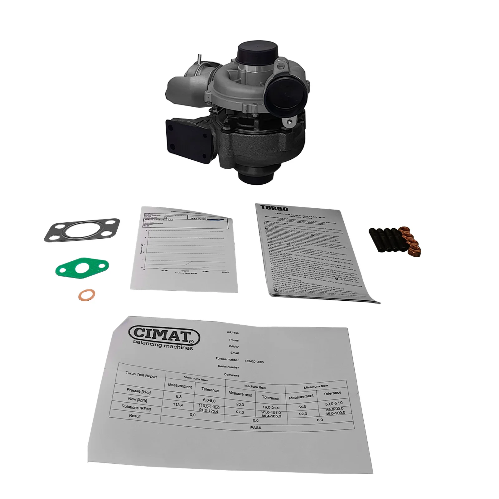 Turbo Para Citroën Berlingo, C2, C3, C4, C5, Ford C-Max, Focus II, Peugeot 207, 307 Y Más | 1.6L Diésel Con DPF | GT1544V