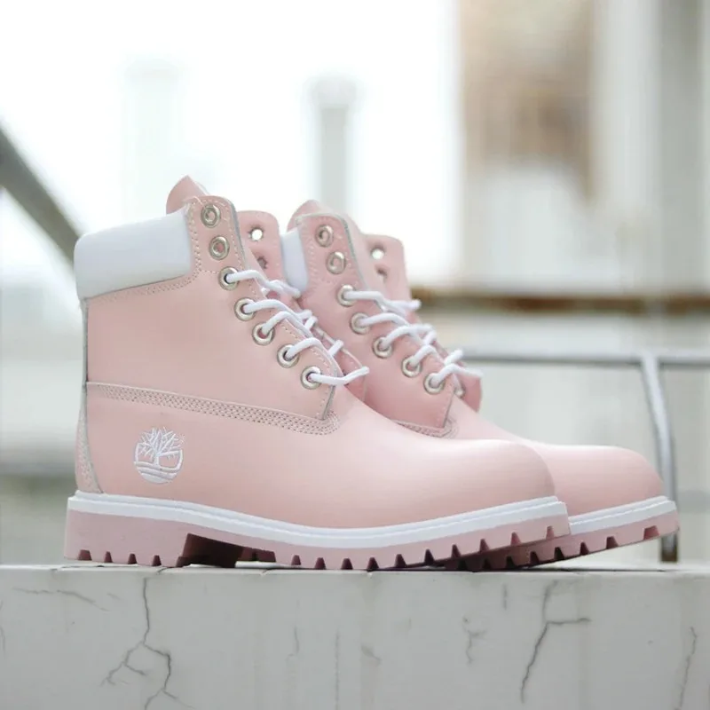 

Top Nubuck Men's Boots Trendy Outdoor Shoes Genuine Leather Boots 2025 Men's and Women's Waterproof Casual 6-Inch Boots