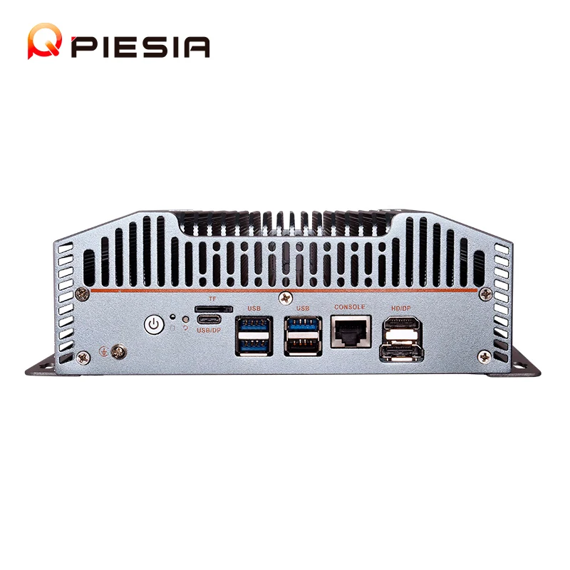 Piesia Industri Tanpa Kipas Pc Core I3 I5 I7 Generasi ke-12 6 * LAN CONSOLE Pfsense Firewall Mini PC Router 2 * DDR5 Komputer Desktop Mini