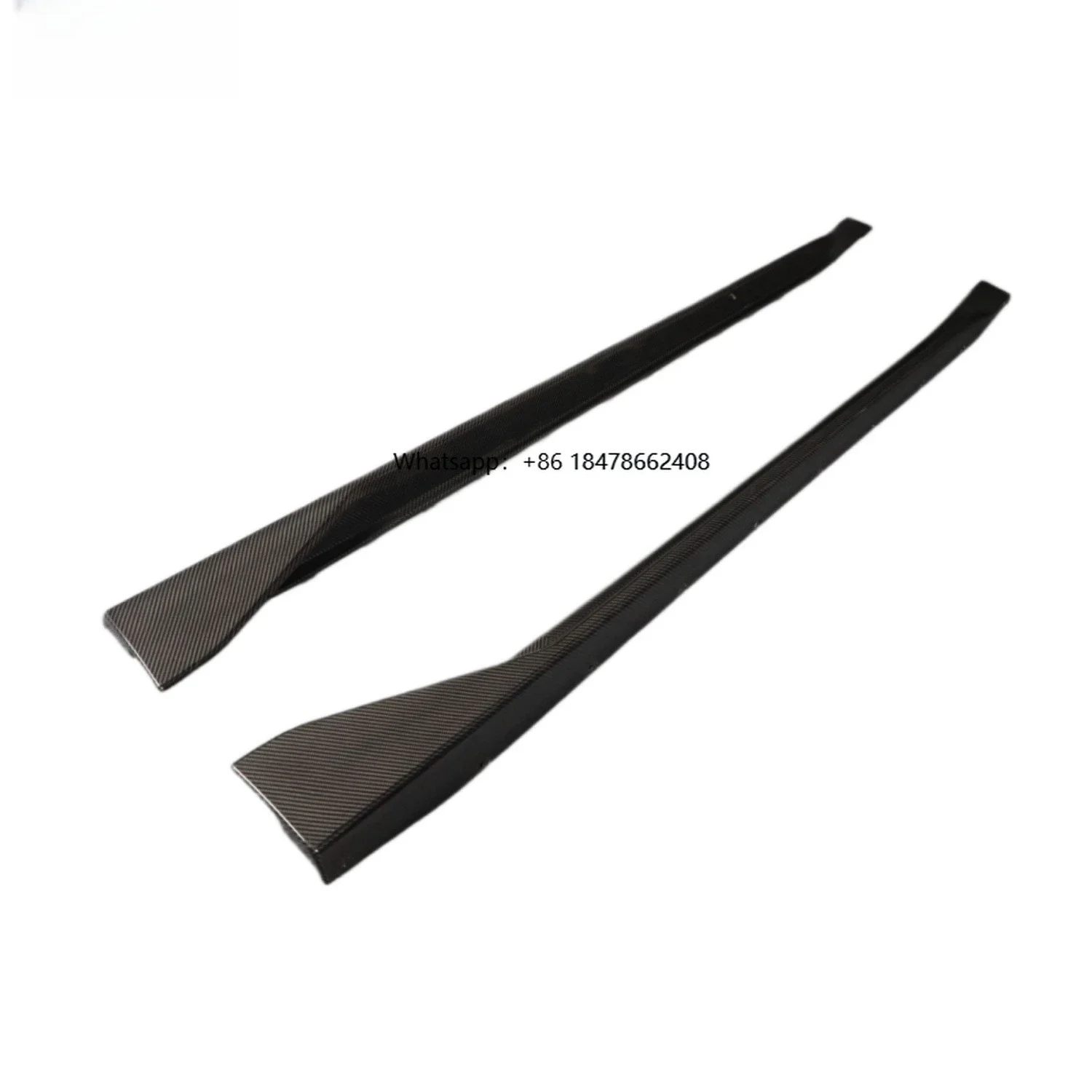 High Quality M4 G82 Car Outdoor Side Skirt Suitable for  M4 G82 MP Style Dry Carbon Fiber Extended Side Skirt