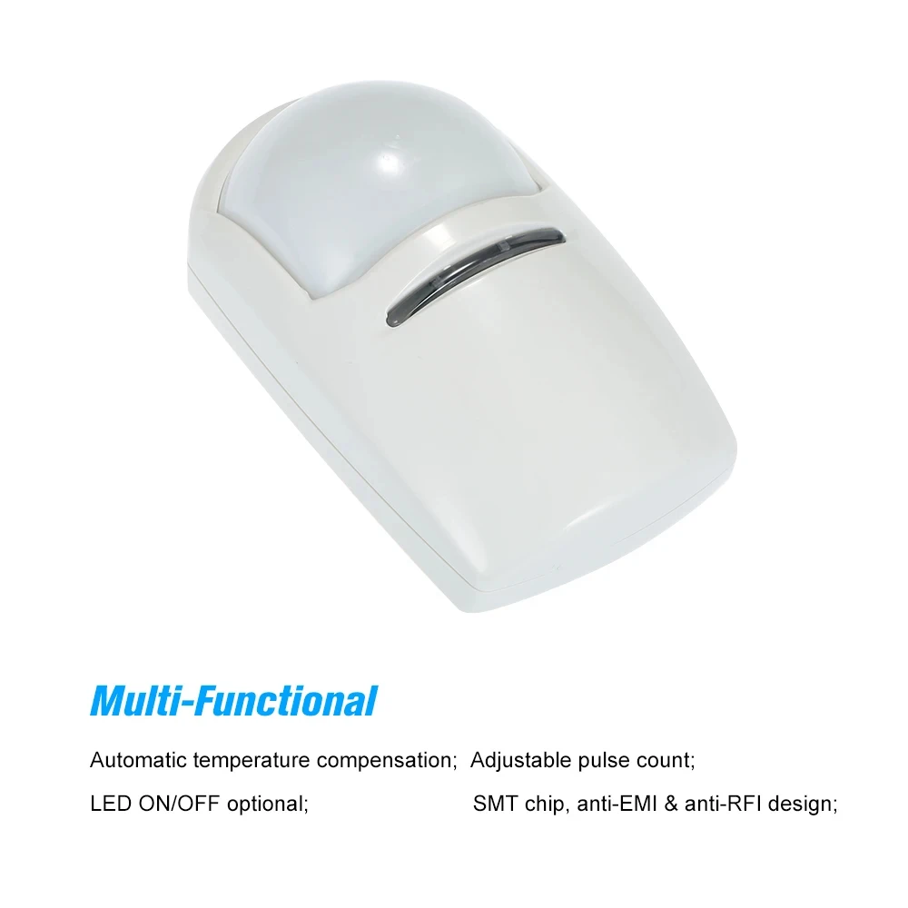 NEW Wired PIR Motion Sensor Dual Passive Infrared Detector For Home Burglar Security Alarm System