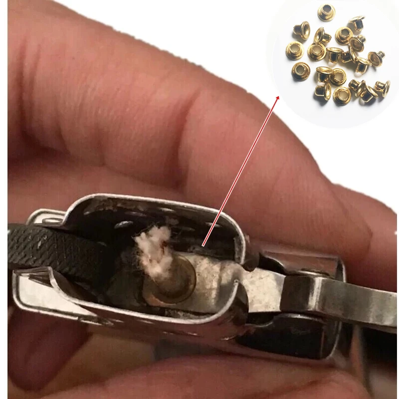10pcs Copper Cam Spring's Eyelet Rivets For Zippo Zorro Classic Lighter Metal Sheet Spring Plate Replace Repair Inner Spare Part