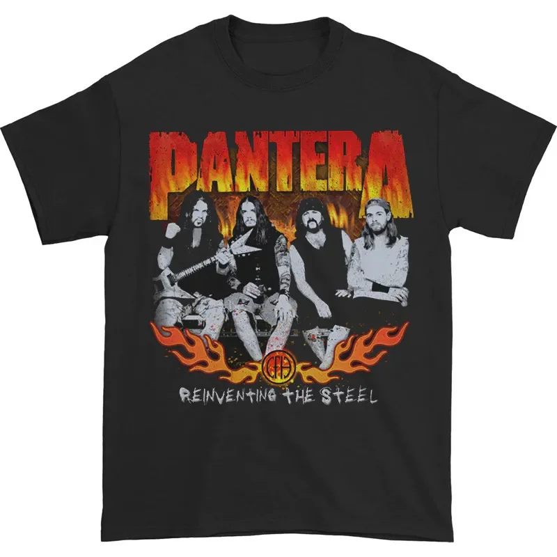 Hot Pantera Band's Dark Rock Punk Vintage Classic Album Amerikanisches Herren-Kurzarm-T-Shirt – Detail 3