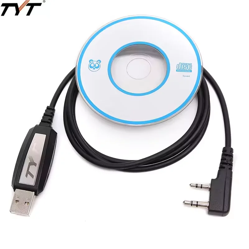 

TYT TH-UV8000D USB-кабель для программирования, драйвер CD Win10 для двусторонней радиосвязи TYT TH-F8 DM-UVF10 TH-UV8000D/E Walkie Talkie Ham Radio