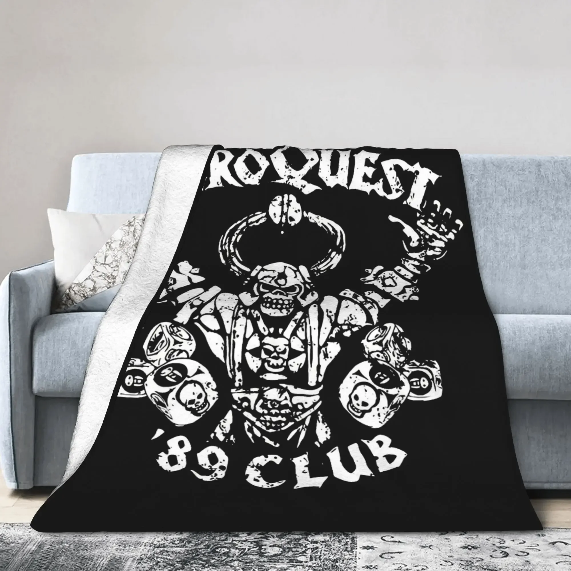 

Вязаное фланелевое одеяло Heroquest для ролевых игр, теплое покрывало для кровати, портативное игровое одеяло