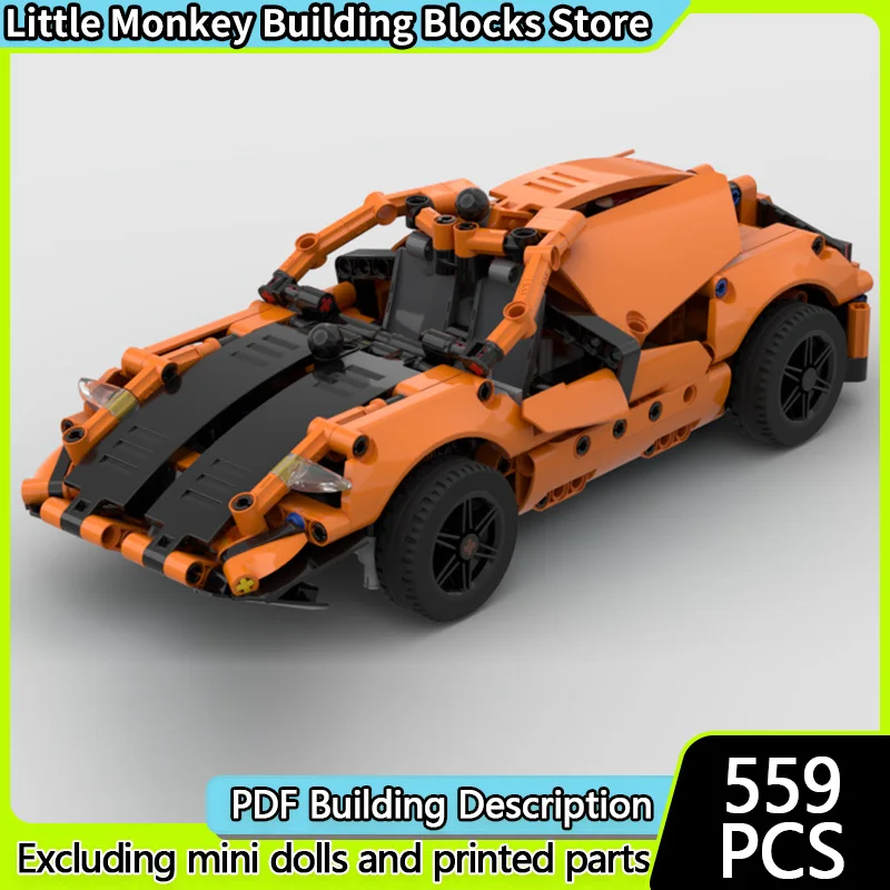 

Speed Racing Car Model MOC Building Bricks Classic GT Racing Car Modular Technology Children Holiday Gifts Assemble Toys Suit