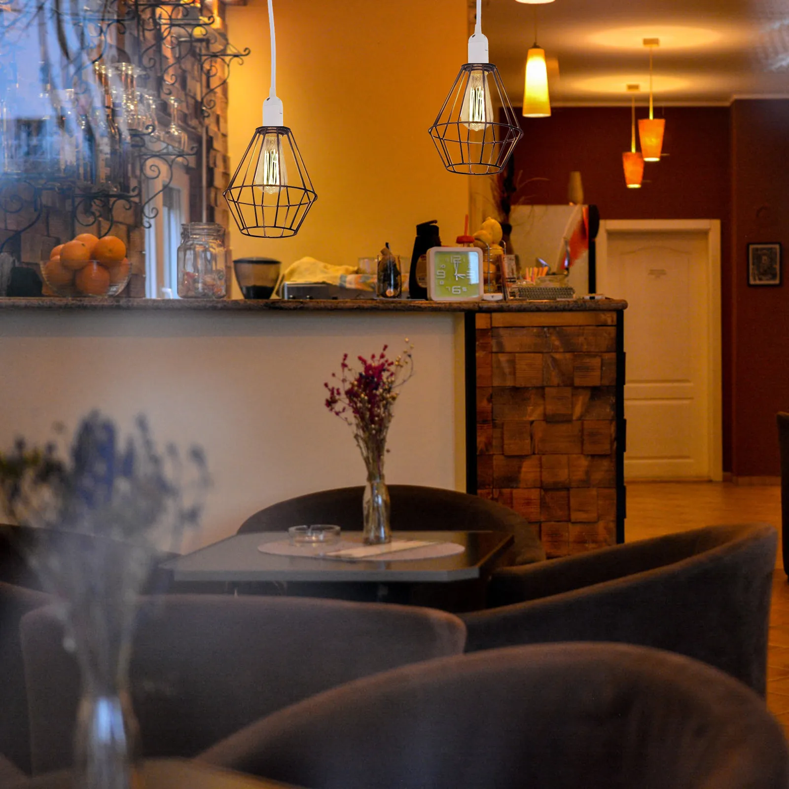 

Комплект из 2 винтажных патронов E27 для люстры, основание для потолочного светильника, для гостиной, ресторана, коридора